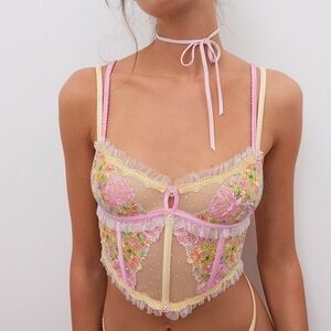 For Love And Lemons Pastel Bralette